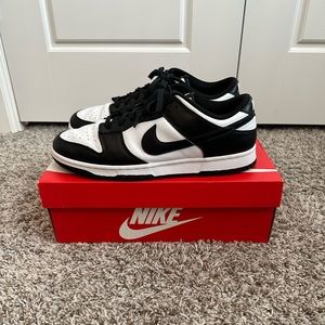 Black and white dunk low